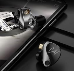 Наушники KZ Castor Improved Bass Mic Black - Картинка 3