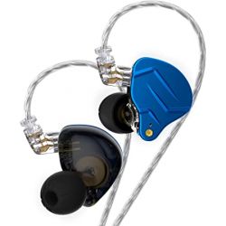 Наушники KZ ZSN Pro X mic Blue - Картинка 2