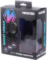 Наушники Maxxter Ghost Urban 7.1 Black - Картинка 5