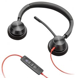 �������� Poly Blackwire 3320-M Black Stereo Office Headset (8X220AA) - �������� 2