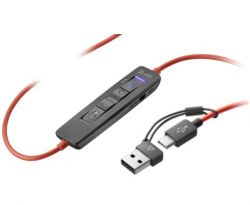 ��������� Poly Blackwire 8225-M Stereo Office Headset Black (8X225AA) - �������� 3