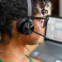 ��������� Poly Blackwire 8225-M Stereo Office Headset Black (8X225AA) - �������� 5