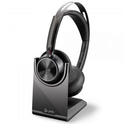  Poly Voyager Focus 2-M + Stand Stereo Office Headset Black (77Y87AA)