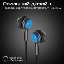 Навушники Promate LumiBuds-C Black (lumibuds-c.black) - Картинка 4