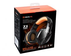 Навушники REAL-EL GDX-7700 Surround 7.1 Black-Orange - Картинка 9