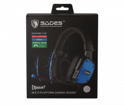 Навушники Sades SA722 Black/Blue - Картинка 9