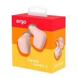 Навушники ERGO BS-530 Twins Nano 2 Pink UA UCRF - Картинка 7
