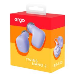 Навушники ERGO BS-530 Twins Nano 2 Violet UA UCRF - Картинка 7