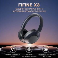 Наушники Fifine X3 Wireless Black - Картинка 10
