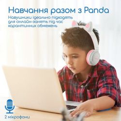 Наушники Promate Panda Bubblegum - Картинка 3
