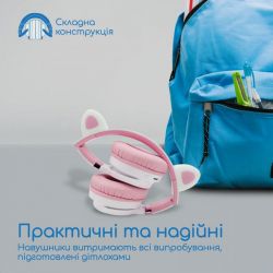 Наушники Promate Panda Bubblegum - Картинка 7