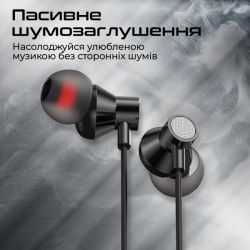 Наушники Promate Silken-C Black - Картинка 6