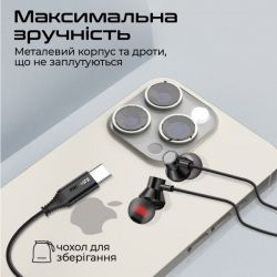 Наушники Promate Silken-C Black - Картинка 7