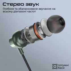 Наушники Promate Silken-C Grey - Картинка 2