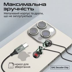 Наушники Promate Silken-C Grey - Картинка 7