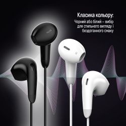 �������� �olorWay 3.5 mm Wired Earphone Sound Wave White (CW-WD04WT) - �������� 11