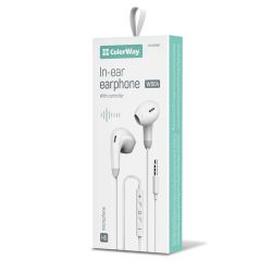 �������� �olorWay 3.5 mm Wired Earphone Sound Wave White (CW-WD04WT) - �������� 2