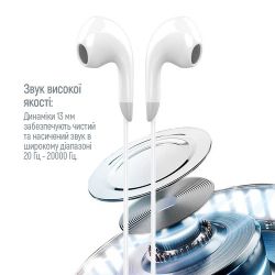 �������� �olorWay 3.5 mm Wired Earphone Sound Wave White (CW-WD04WT) - �������� 4