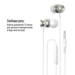 ��������� �olorWay 3.5 mm Wired Earphone UrbanBeat White (CW-WD03WT) - �������� 4