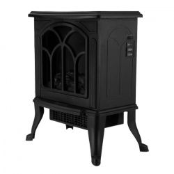 Neo Tools Тепловентилятор, 30м кв., 1500Вт, керам. нагрівання. елемент (PTC), ефект полум'я, чорний 90-110 - Картинка 6