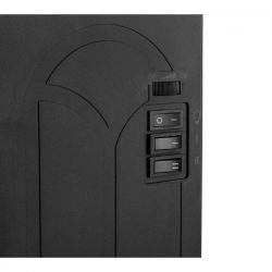 Neo Tools Тепловентилятор, 30м кв., 1500Вт, керам. нагрівання. елемент (PTC), ефект полум'я, чорний 90-110 - Картинка 8