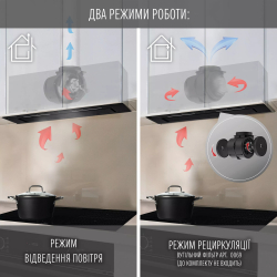 Вытяжка PERFELLI NUOVA 6JWRBM NERO SILENZIO - Картинка 13