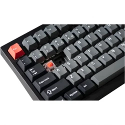 Lemokey Клавіатура механічна P1 Pro 84Key, Keychron Super Red, WL/BT/USB-A, QMK/VIA, Hot-Swap, EN/UKR, RGB, Knob, Carbon Black P1P-M1-UA - Картинка 2