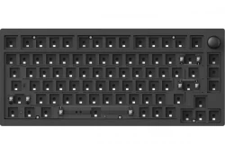 Lemokey Клавіатура механічна P1 Pro 84Key, Keychron Super Banana, WL/BT/USB-A, QMK/VIA, Hot-Swap, EN/UKR, RGB, Knob, Carbon Black P1P-M4-UA - Картинка 3