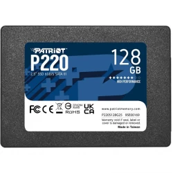 SSD ���������� Patriot P220 128Gb SATA III 2.5" 3D NAND (P220S128G25)