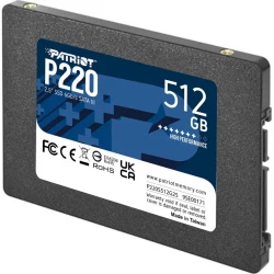 SSD накопитель Patriot P220 512Gb SATA III 2.5" 3D NAND (P220S512G25) - Картинка 3
