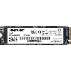 SSD  Patriot P320 256Gb M.2 2280 PCIe 3.0 x4 NVMe TLC (P320P256GM28)