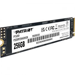 SSD накопичувач Patriot P320 256Gb M.2 2280 PCIe 3.0 x4 NVMe TLC (P320P256GM28) - Картинка 2