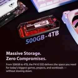 SSD накопитель Patriot P410 2Tb PCI-E 4.0 x4 M.2 2280 3D TLC (P410P2TBM28H) - Картинка 4