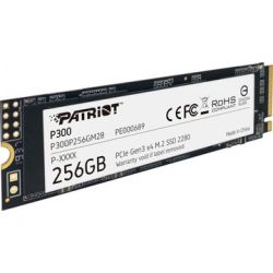 SSD  Patriot P300 256GB M.2 2280 PCIe NVMe 3.0 x4 TLC (P300P256GM28) -  2
