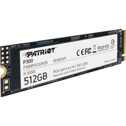SSD накопитель Patriot P300 512GB M.2 2280 PCIe NVMe 3.0 x4 TLC (P300P512GM28) - Картинка 4