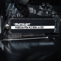   M.2 1Tb, Patriot P400 Lite, PCI-E 4.0 x4, 3D TLC, 3300/2700 MB/s (P400LP1KGM28H) -  5