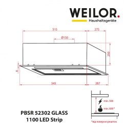  WEILOR PBSR 52302 GLASS FBL 1100 LED Strip -  9