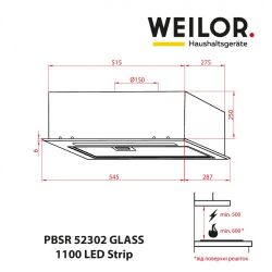 ������� WEILOR PBSR 52302 GLASS FBL 1100 LED Strip - �������� 9