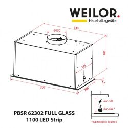������� WEILOR PBSR 62302 FULL GLASS FBL 1100 LED Strip - �������� 10