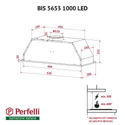  Perfelli BIS 5653 WH 1000 LED -  7