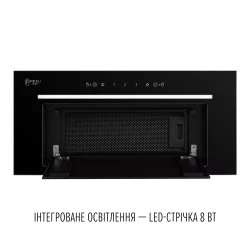 Вытяжка PERFELLI DESIGN FILINI 6 NERO - Картинка 3