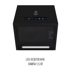 Вытяжка PERFELLI DESIGN QUADRO 36 NERO SILENZIO - Картинка 4