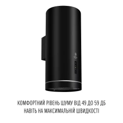 Вытяжка PERFELLI DESIGN RICCO 35 NERO SILENZIO - Картинка 2