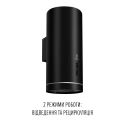 Вытяжка PERFELLI DESIGN RICCO 35 NERO SILENZIO - Картинка 8