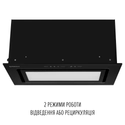 Вытяжка PERFELLI DESIGN VISION 6 NERO SILENZIO - Картинка 5