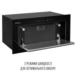 Вытяжка PERFELLI DESIGN VISION 6 NERO SILENZIO - Картинка 8