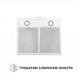 Витяжка плоска Perfelli PL 5002 W LED - Картинка 5