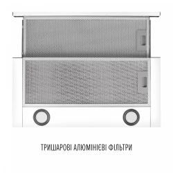 Вытяжка PERFELLI TL 6822 WH 1200 LED - Картинка 7