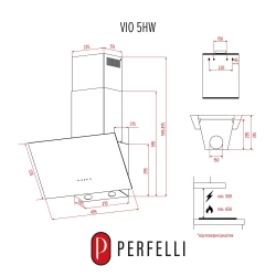 Вытяжка PERFELLI VIO 5HW BIANCO - Картинка 13