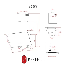 Вытяжка PERFELLI VIO 6HW BIANCO - Картинка 13